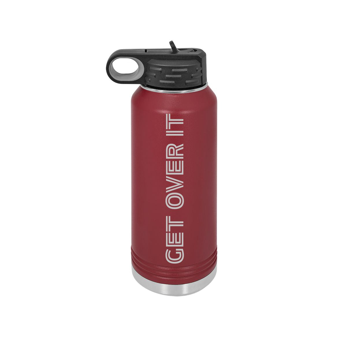 Water Bottles, 32oz. - Engraved - Get Over It