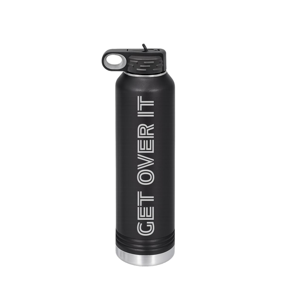 Water Bottles, 32oz. - Engraved - Get Over It