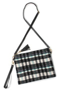 Plaid Pattern Crossbody Bag