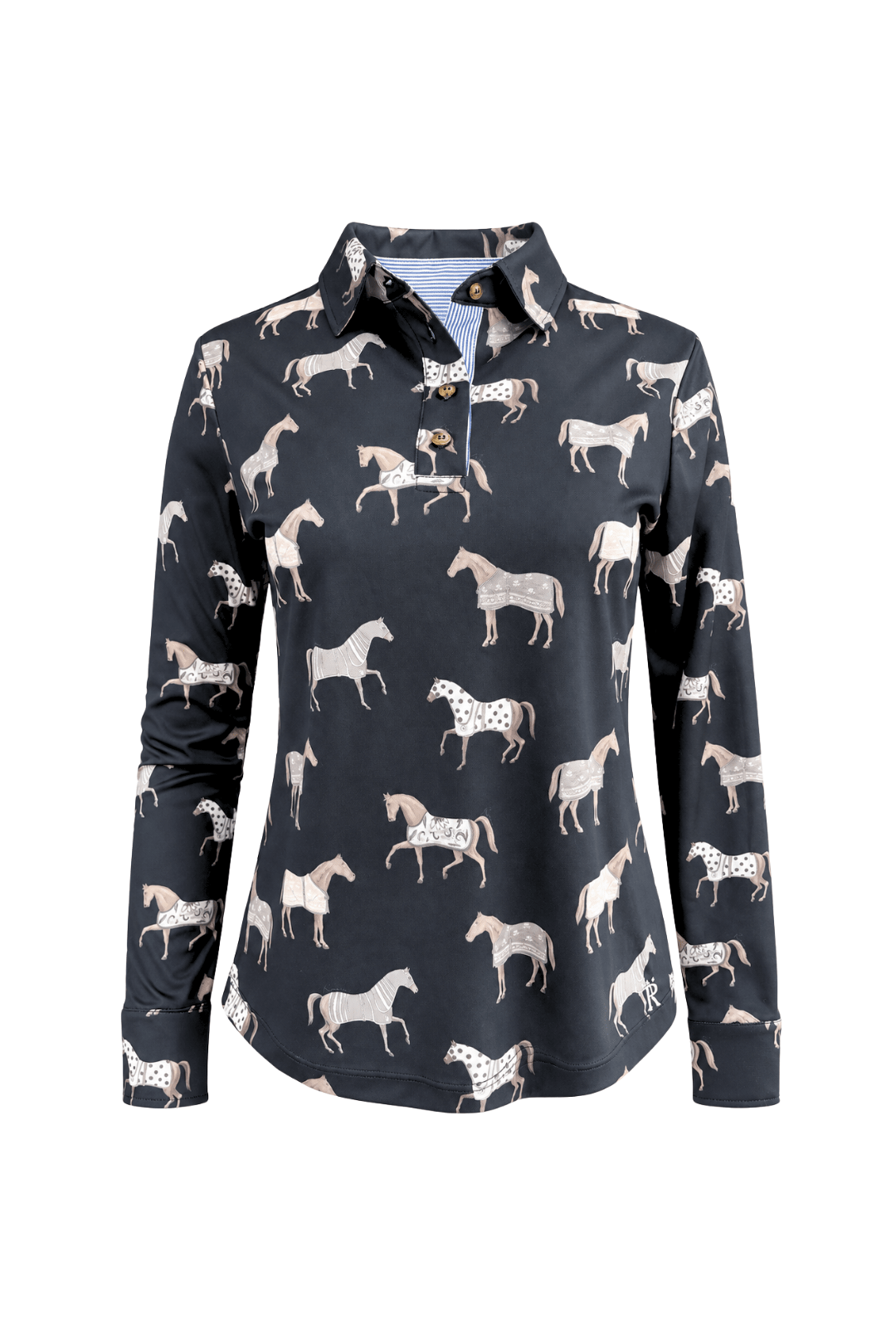 Poise Printed | Polo Shirt | Long Sleeve