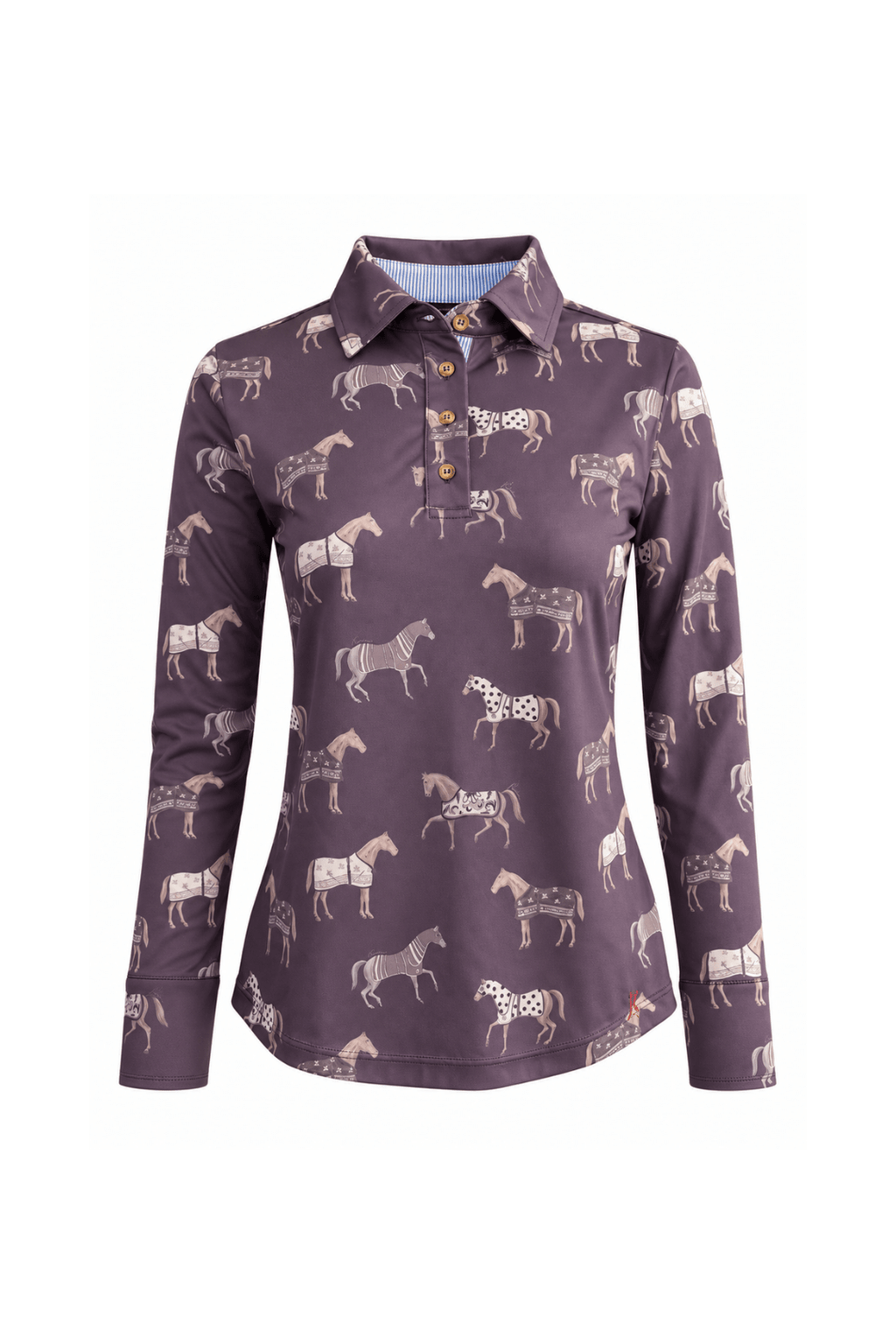 Poise Printed | Polo Shirt | Long Sleeve