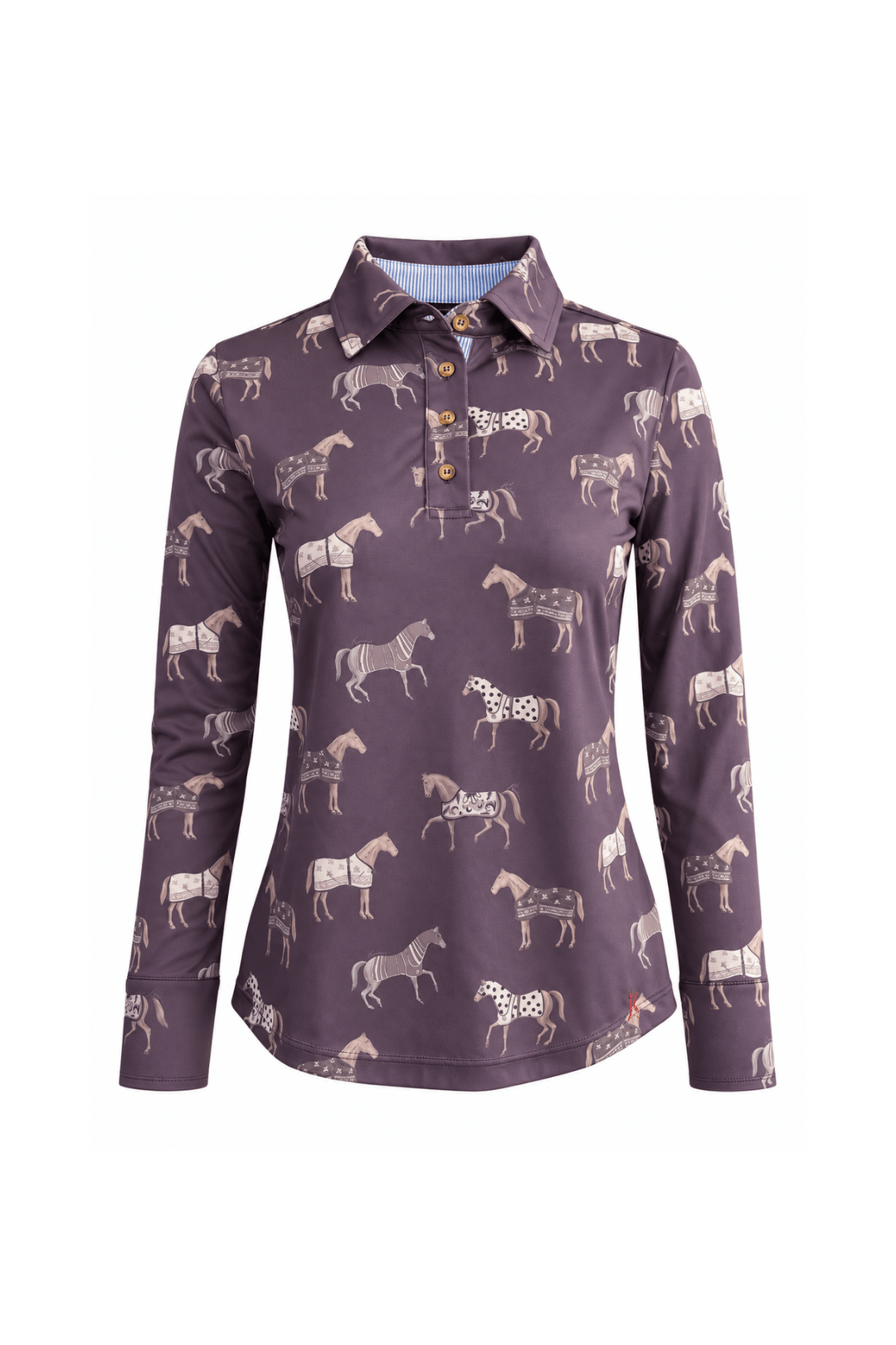 Poise Printed | Polo Shirt | Long Sleeve