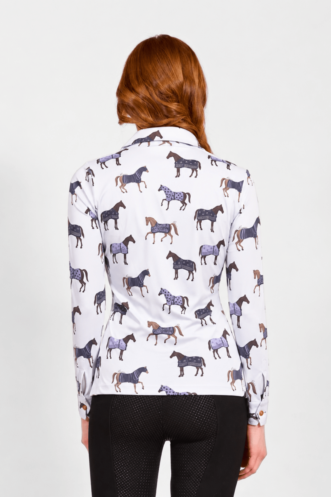 Poise Printed | Polo Shirt | Long Sleeve