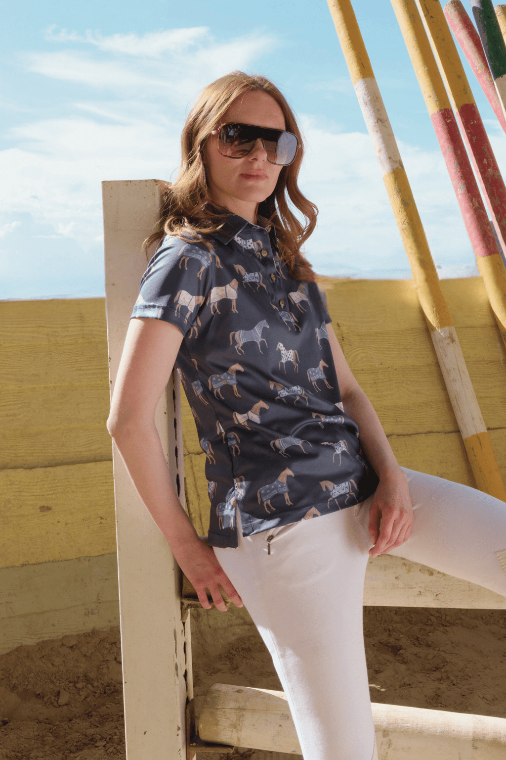 Poise Printed Polo Shirt