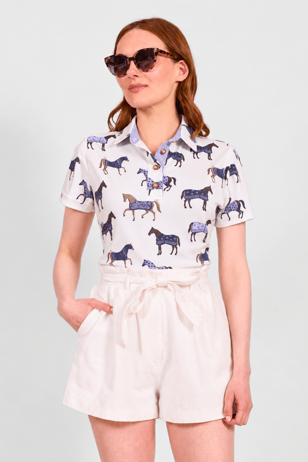 Poise Printed Polo Shirt