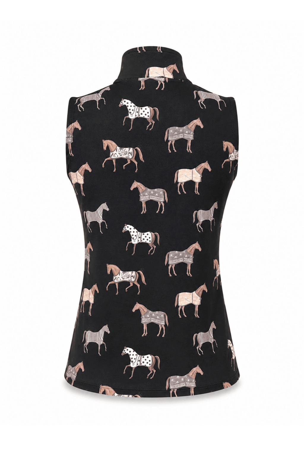 Poise Printed Sleeveless Q-Zip