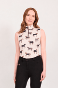 Poise Printed Sleeveless Q-Zip