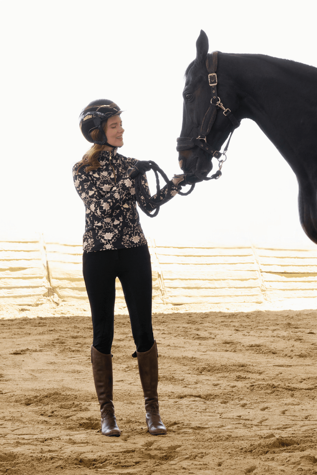 Q-Zip | Bridle Botanica Print | Long Sleeve