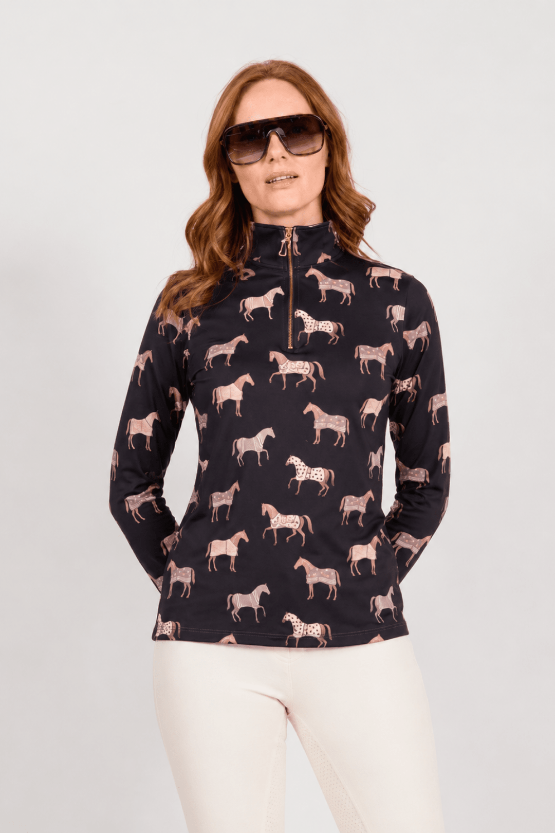 Q-Zip | Poise Print | Long Sleeve