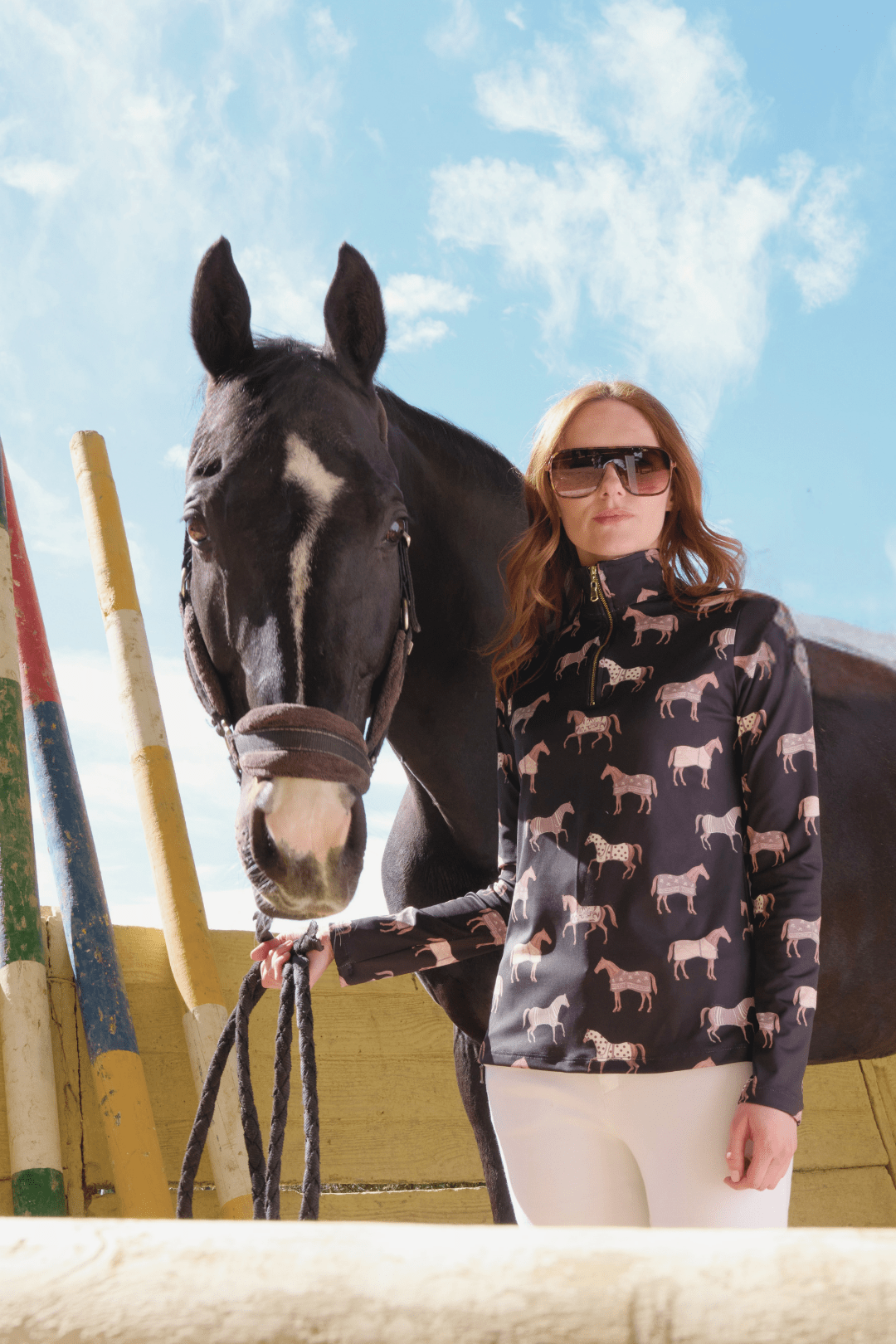 Q-Zip | Poise Print | Long Sleeve