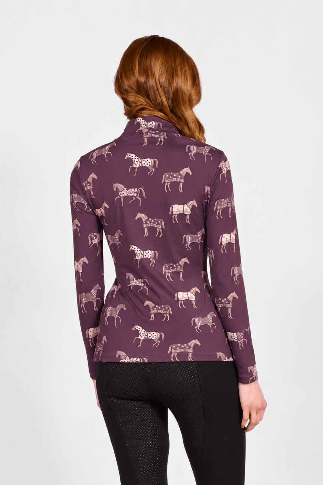 Q-Zip | Poise Print | Long Sleeve