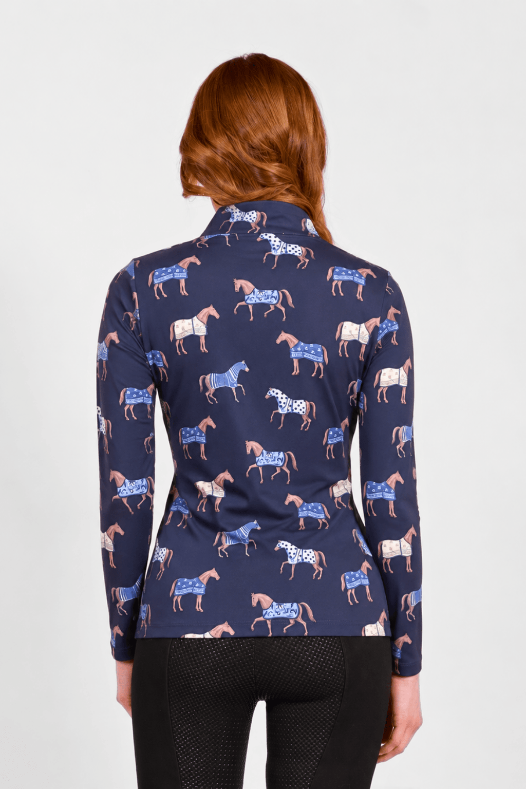 Q-Zip | Poise Print | Long Sleeve