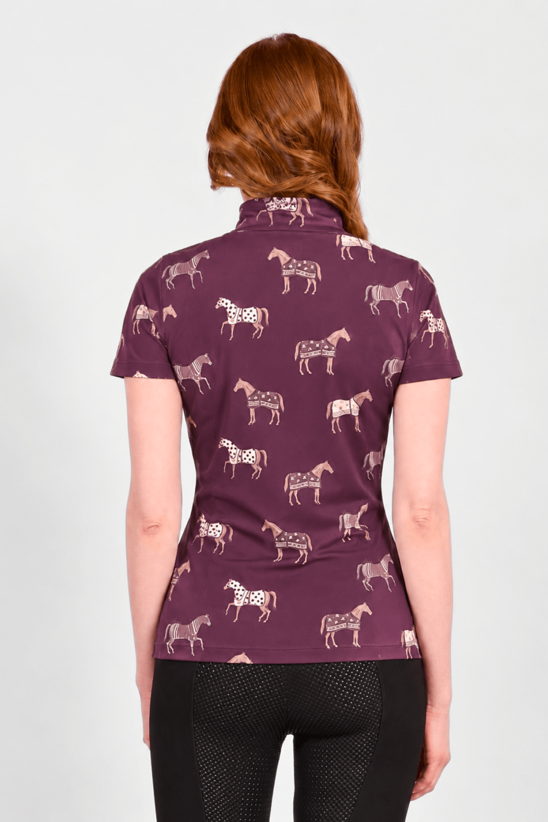 Q-Zip | Poise Print | Short Sleeve
