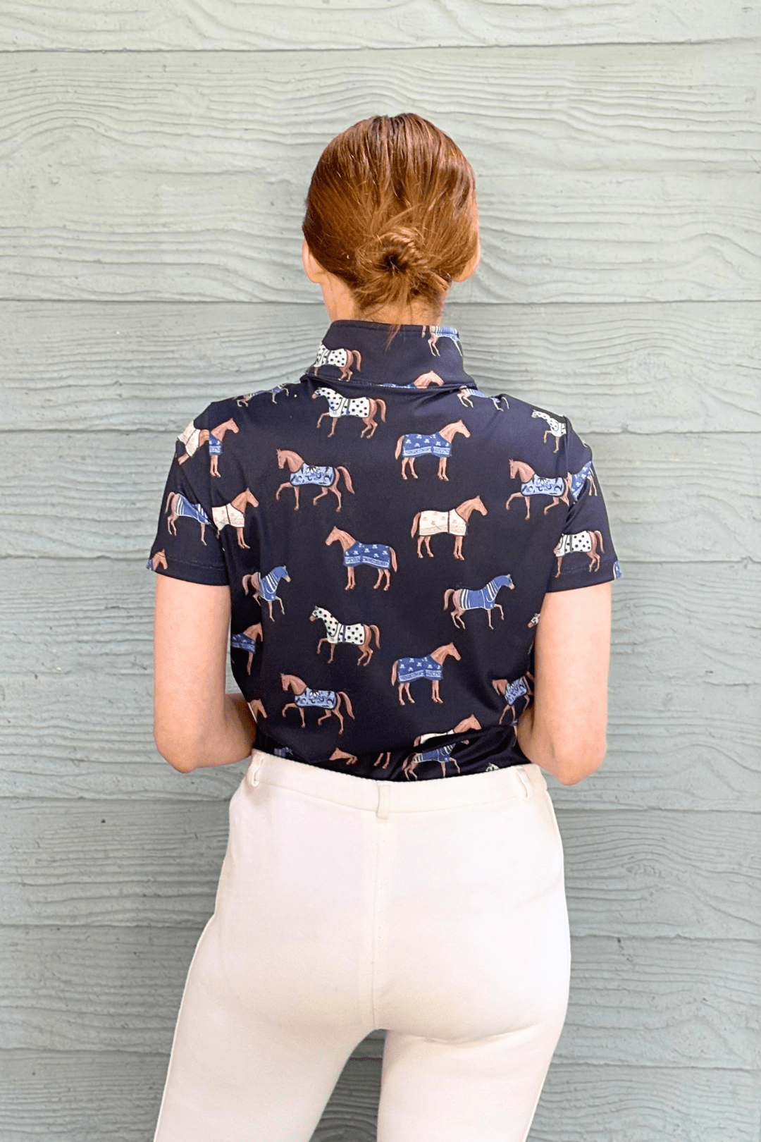 Q-Zip | Poise Print | Short Sleeve