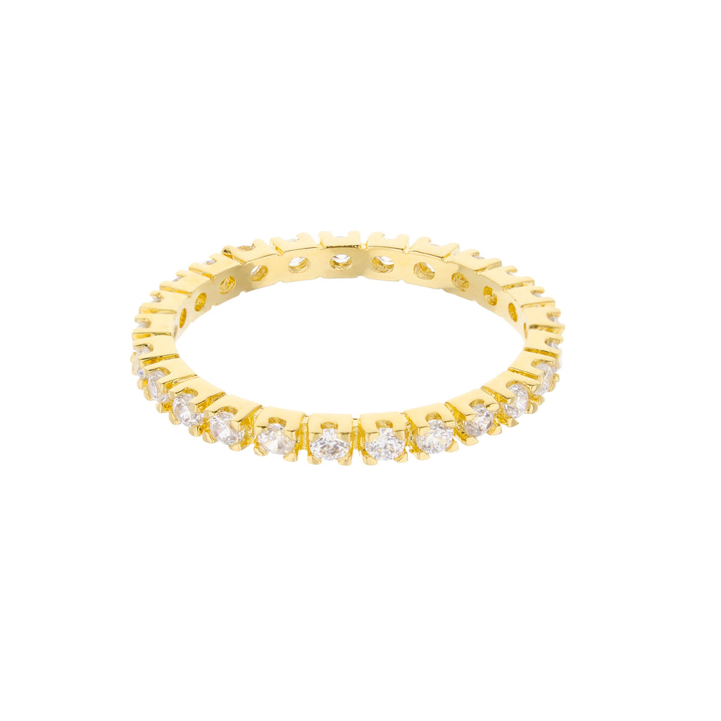 Glamour Pave Eternity Band