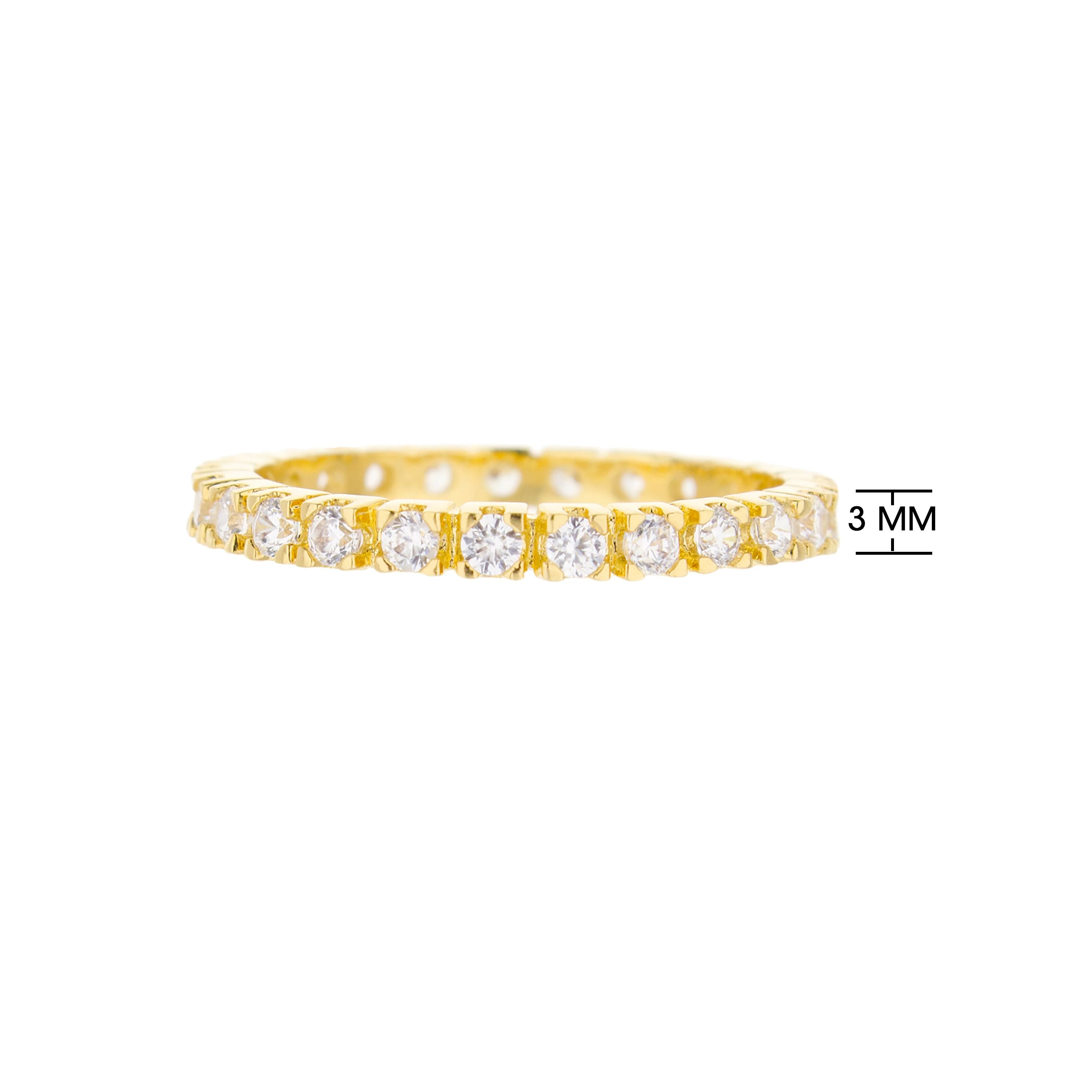 Glamour Pave Eternity Band