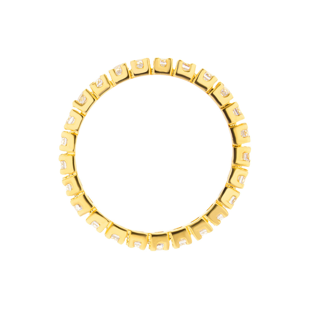 Glamour Pave Eternity Band