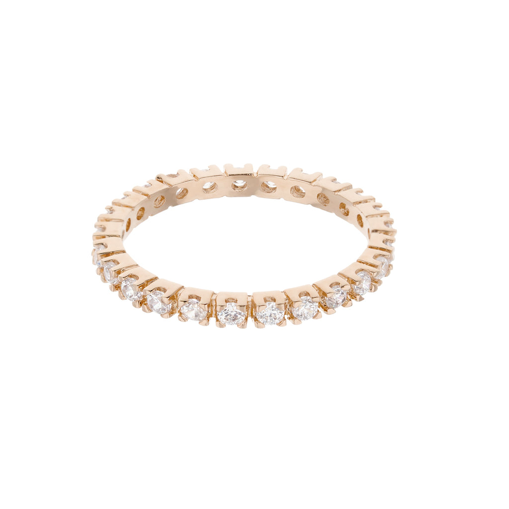 Glamour Pave Eternity band