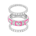 Pave Love Ring Set