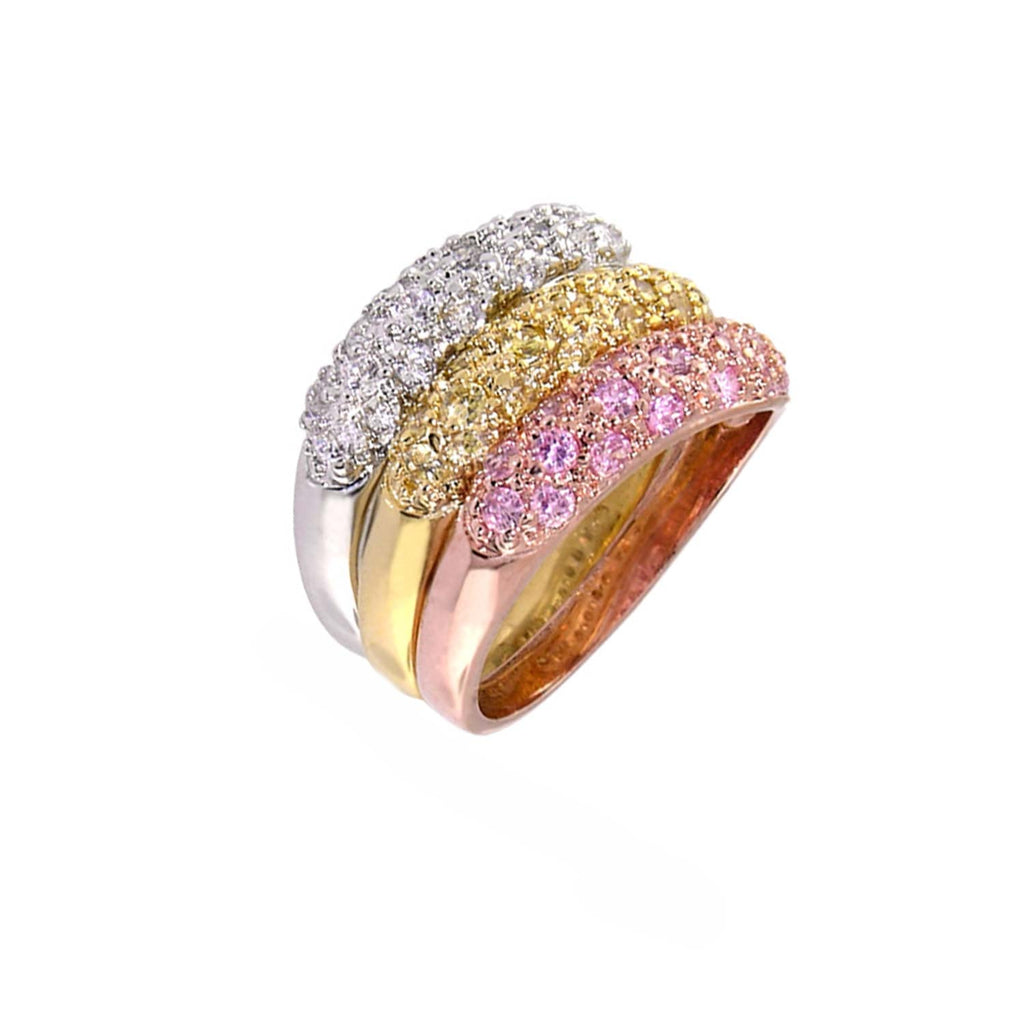 Glamour Pave Ring Set