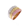 Glamour Pave Ring Set