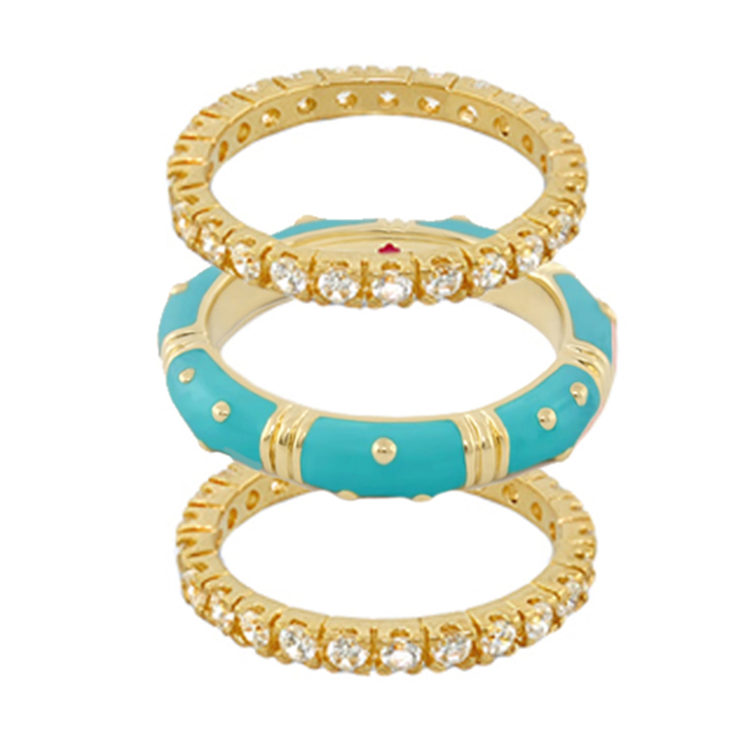 Polka Dot Ring Set