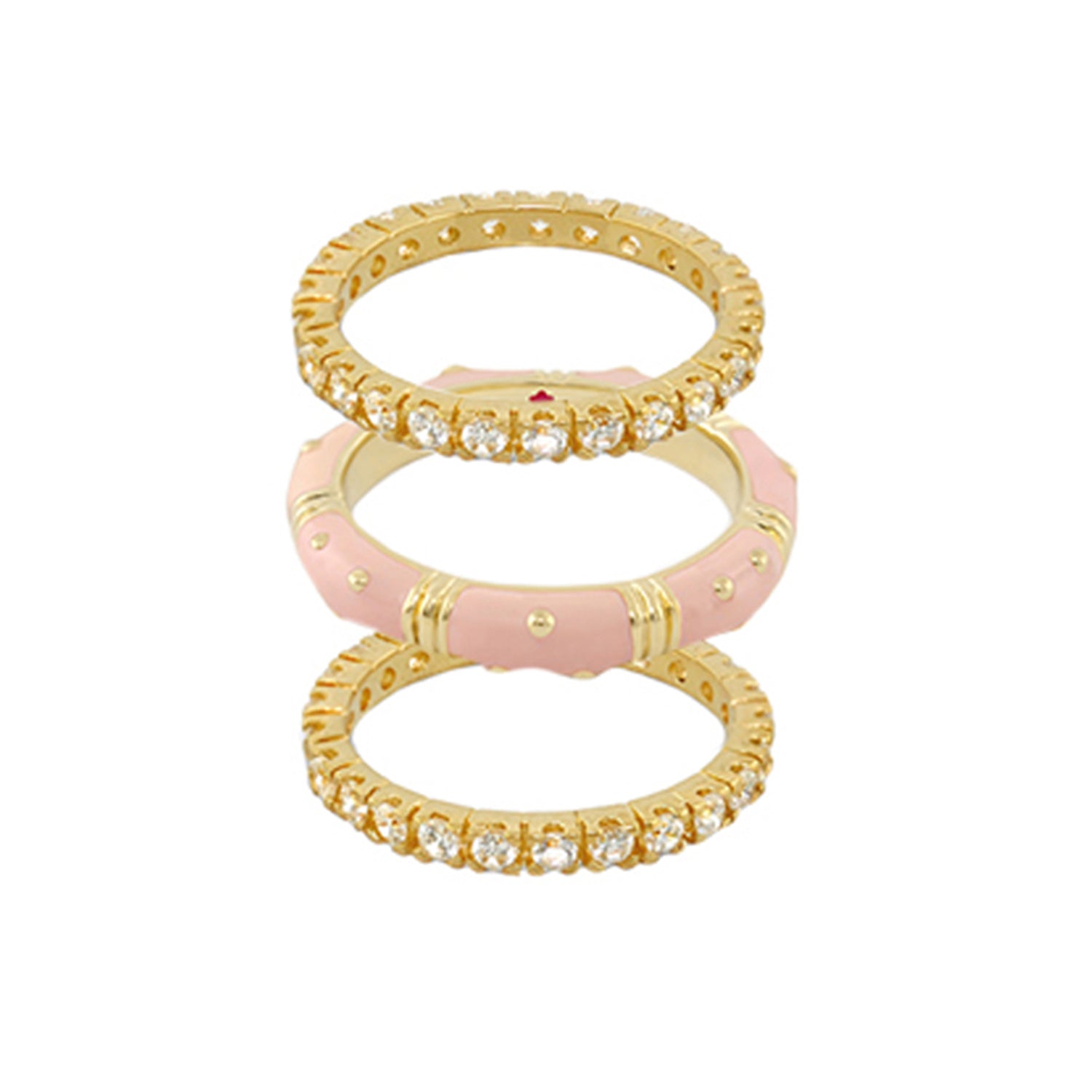 Polka Dot Ring Set