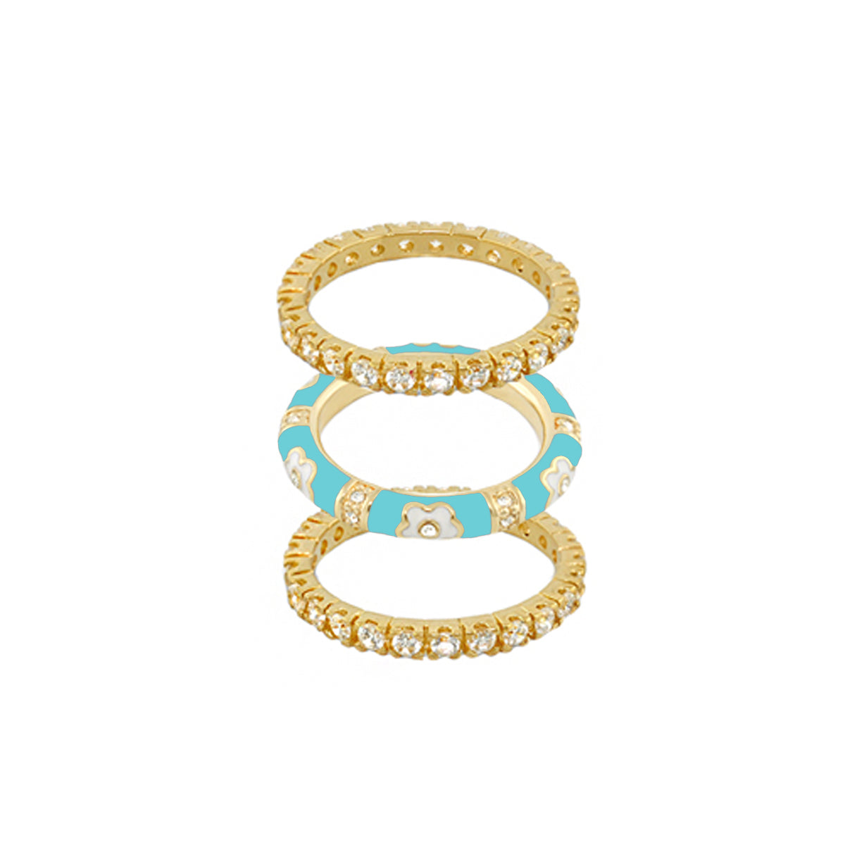 Daisy Love Ring Set