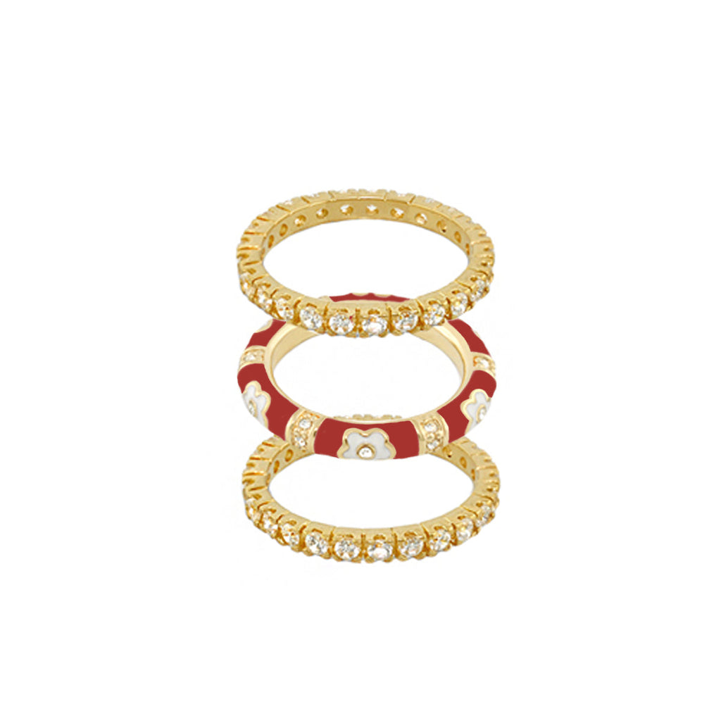 Daisy Love Ring Set