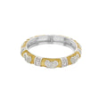 Butterfly World Yellow Enamel Stackable Ring