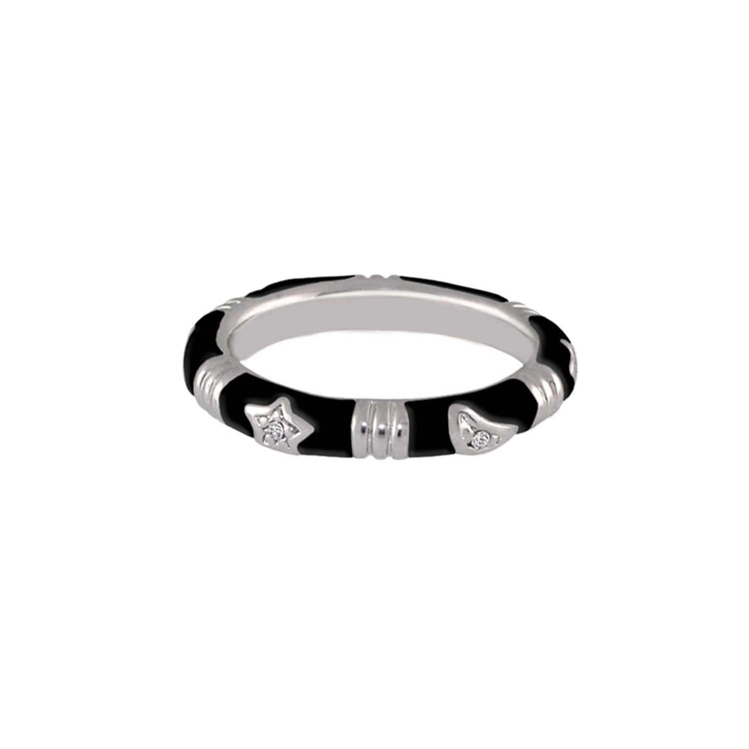 Stars of Night Stackable Ring