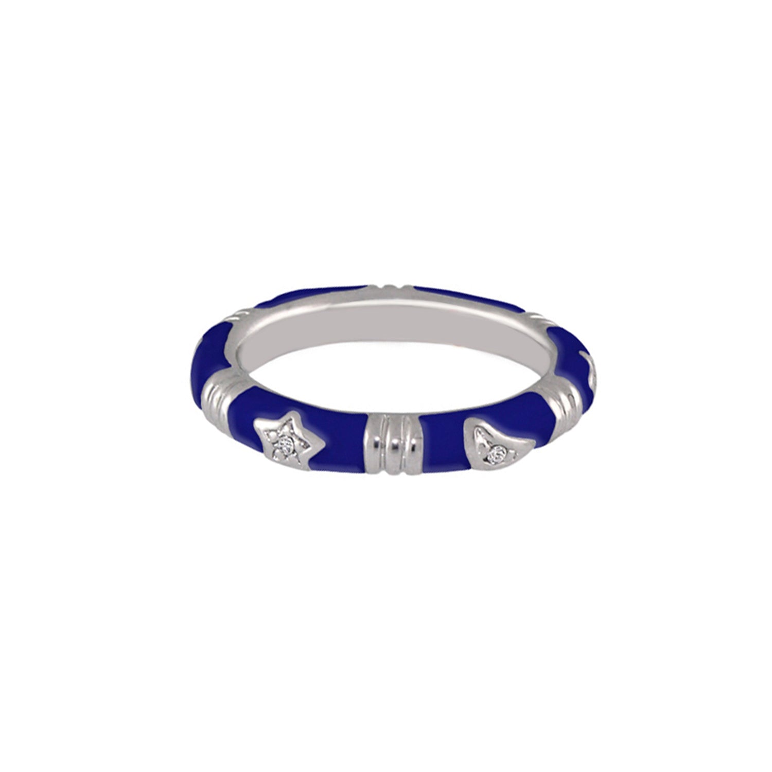 Stars of Night Stackable Ring