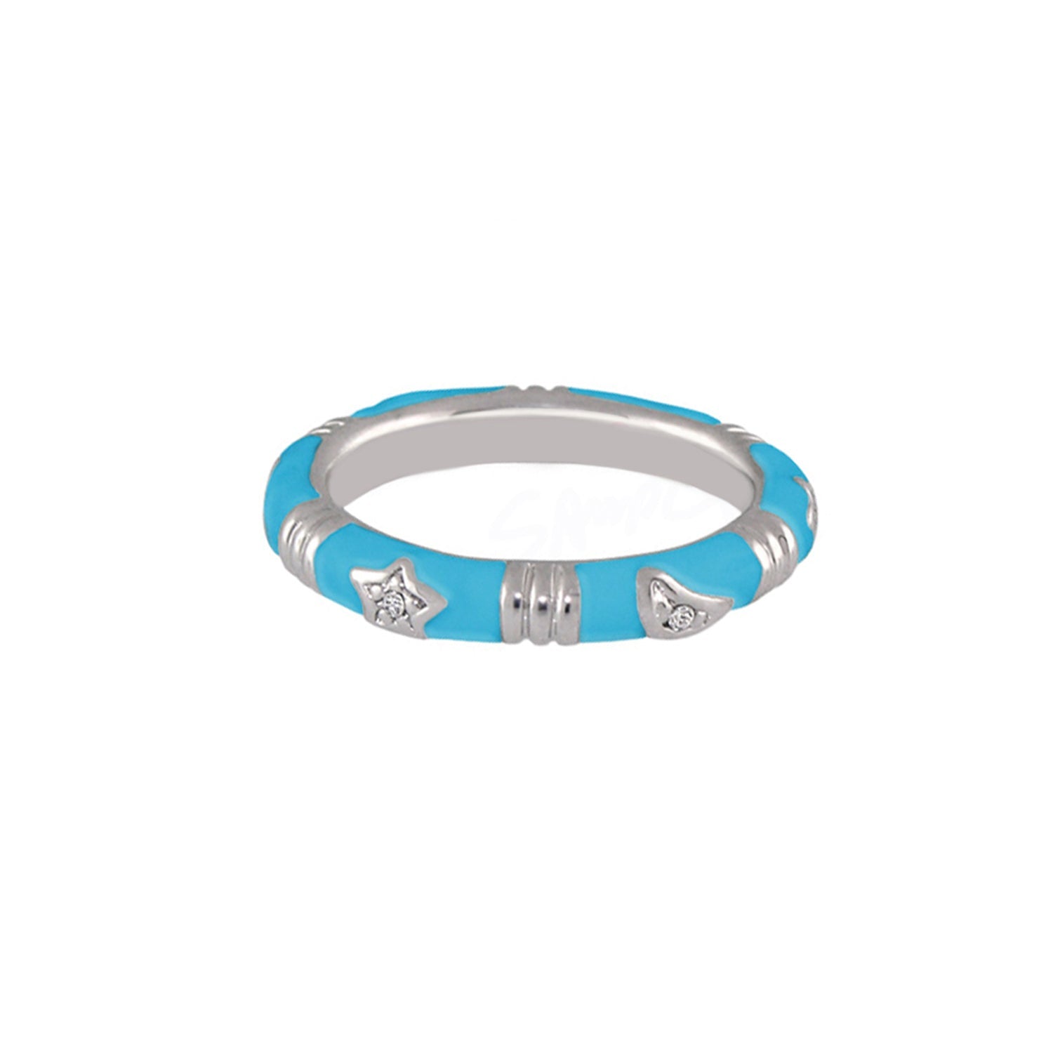 Stars of Night Stackable Ring