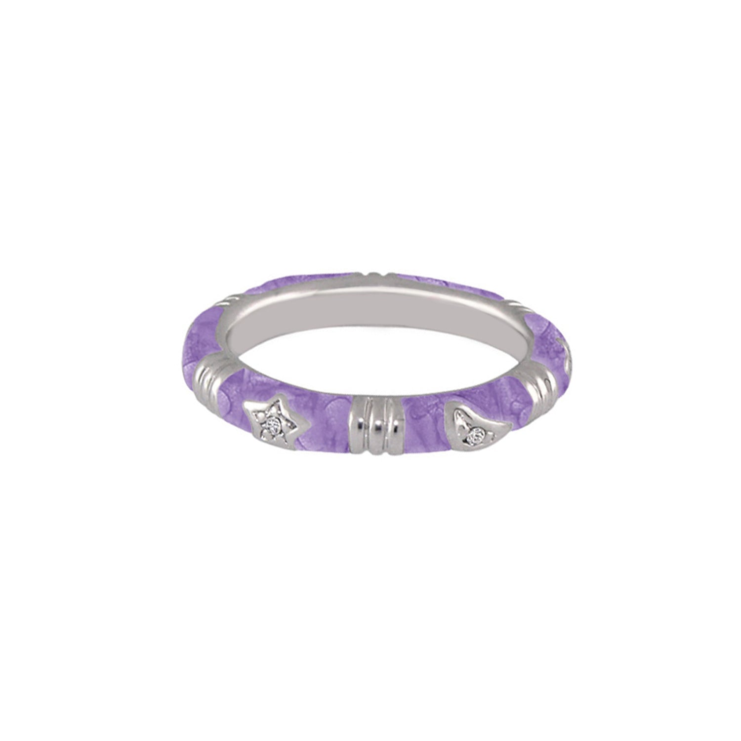 Stars of Night Stackable Ring