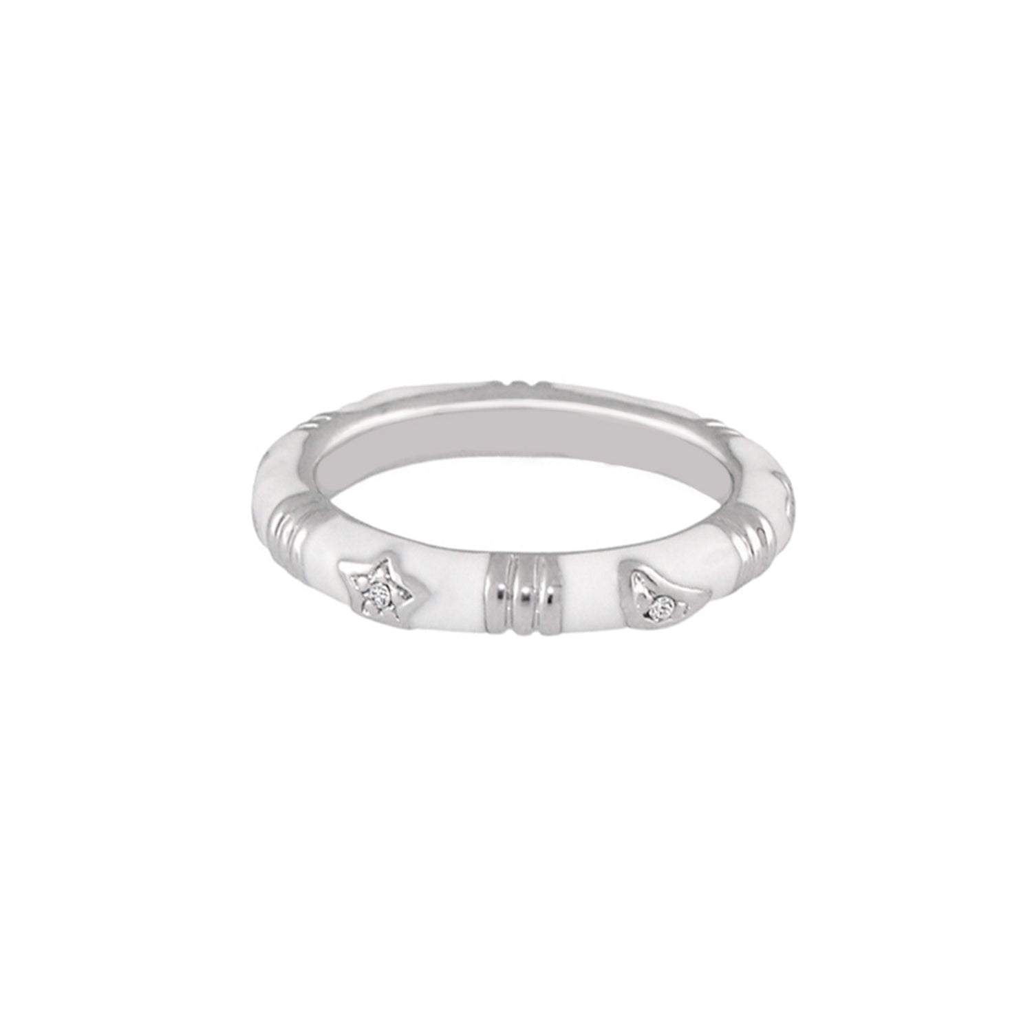 Stars of Night Stackable Ring