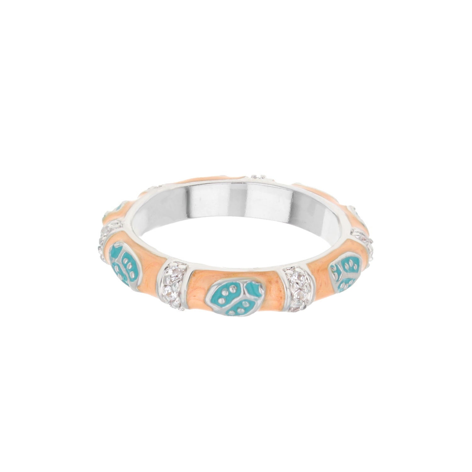 Lady Bug Stackable Ring