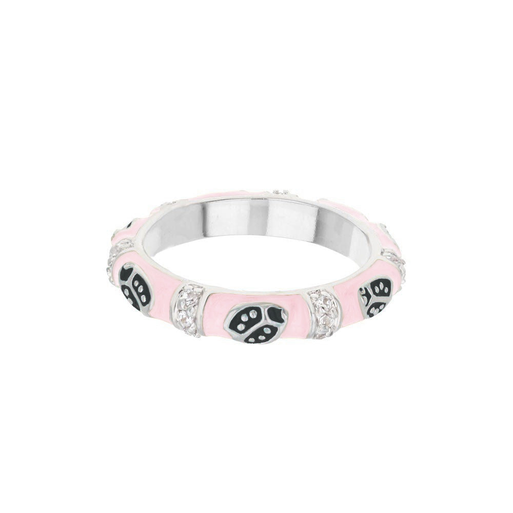 Lady Bug Stackable Ring