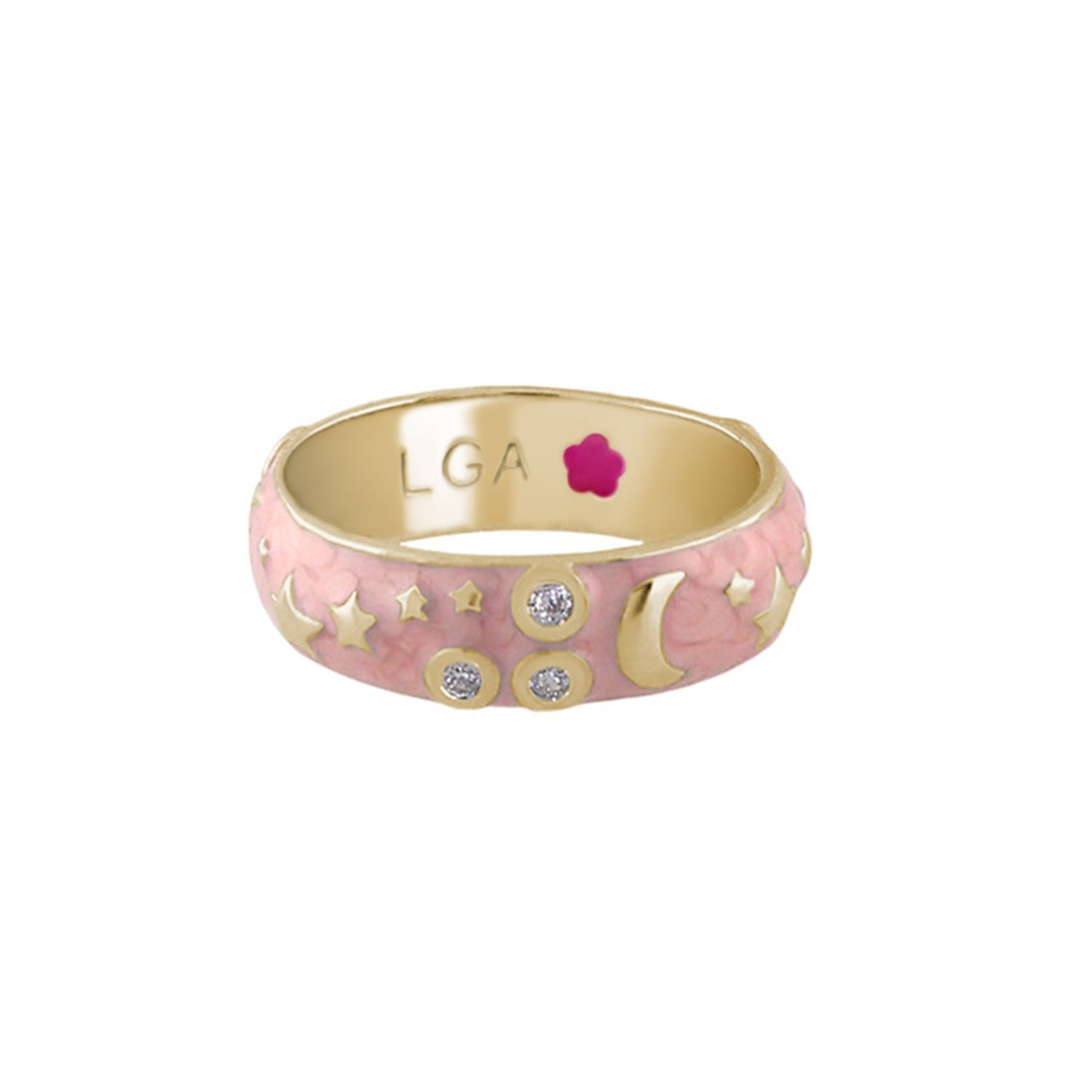 Stars Of Night Stackable Ring