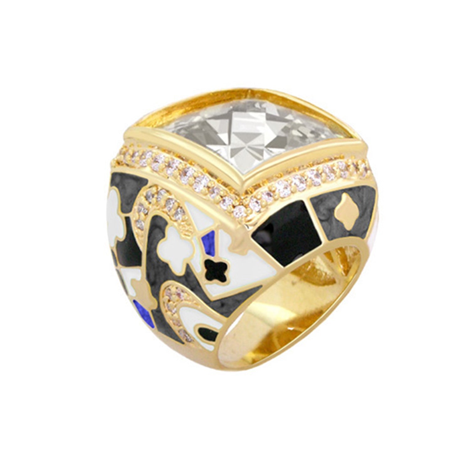 Fun Clover Cocktail Ring