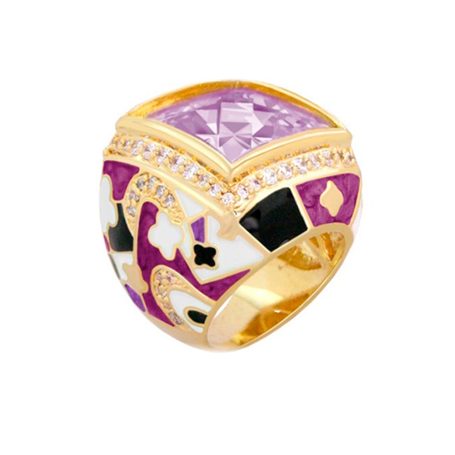 Fun Clover Cocktail Ring