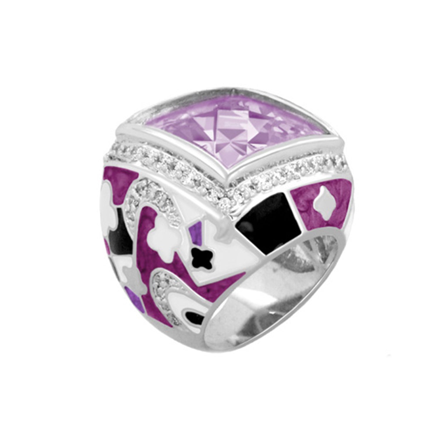 Fun Clover Cocktail Ring