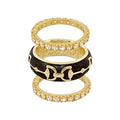 Equestrian Stirrup Ring Set
