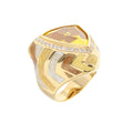 Modern Art Cocktail Ring