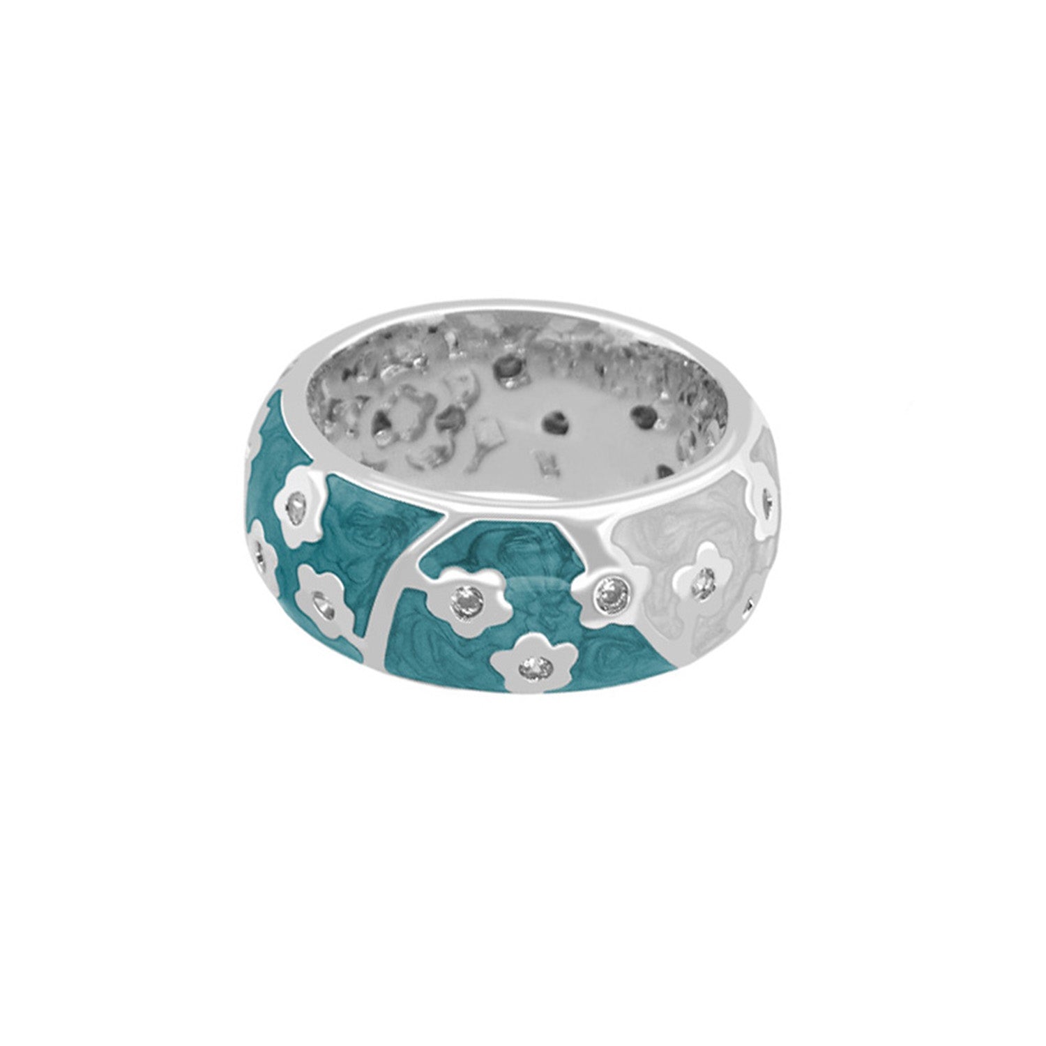 Flowering Vines Ring Band