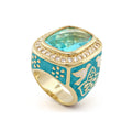 Peace and Dove Cocktail Ring