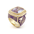 Peace and Dove Cocktail Ring