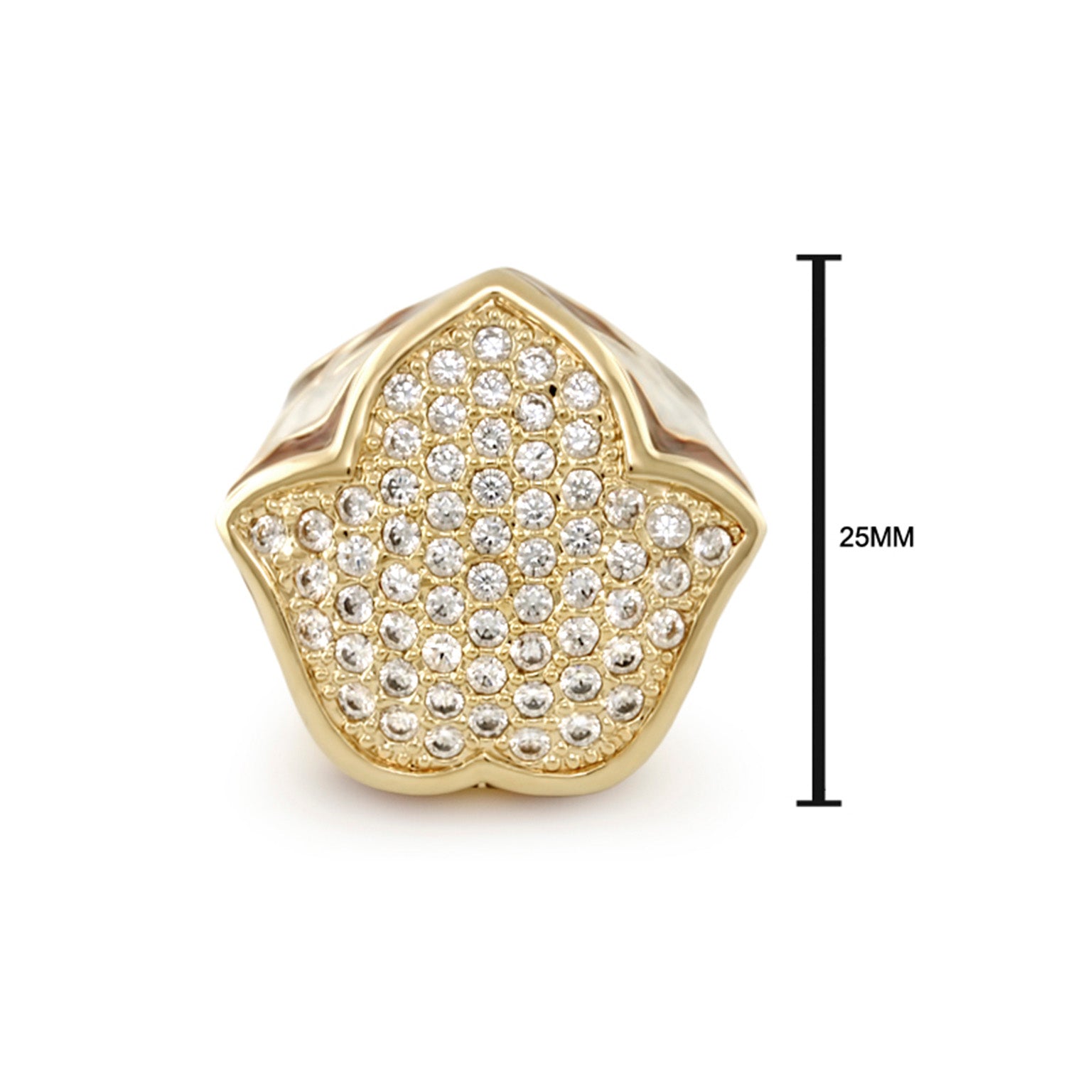 Peace and Dove Cocktail Ring