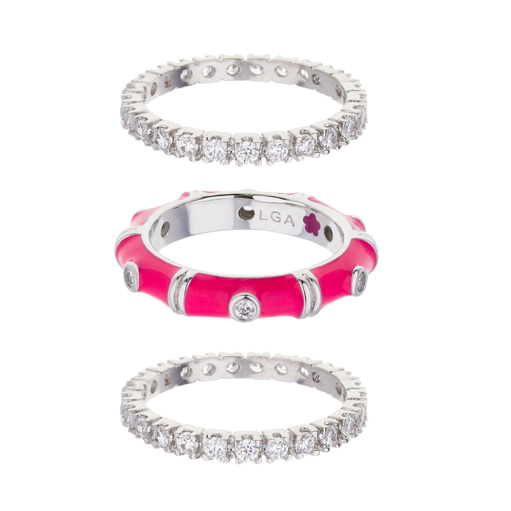 Tiny Dots Ring Set