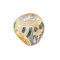 Psychedelic Swirls Cocktail Ring