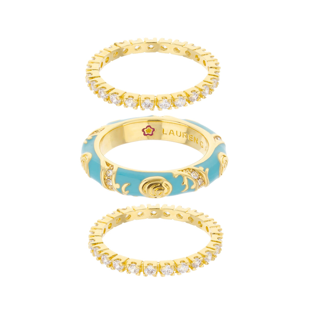 Stackable Fiesta Ring Set